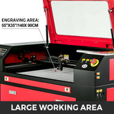 130W 55" x 35" CO2 Laser Cutter